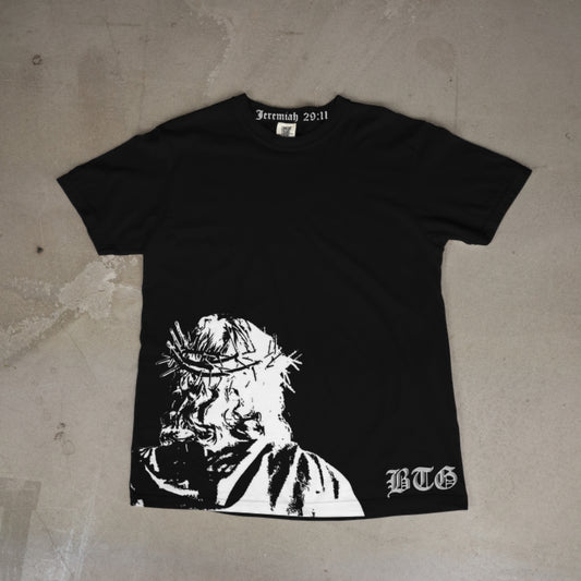 JESUS SAVES Black T-Shirt